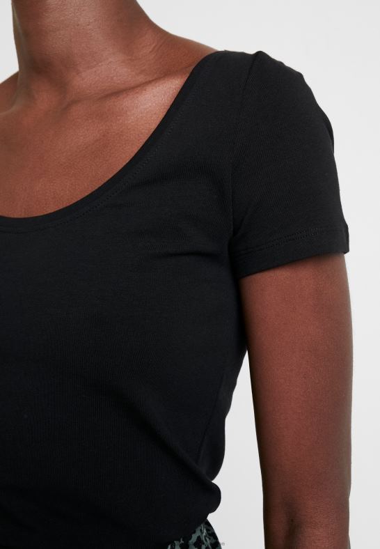 2-pack basic t-shirt svart Anna Field 42BF6318 kvinnor - Bild 6