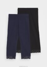 2-pack leggings byxor mörkblå/svart Anna Field 42BF6653 kvinnor - Bild 5