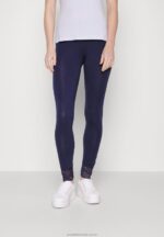 2-pack leggings byxor svart/mörkblå Anna Field 42BF6657 kvinnor - Bild 4