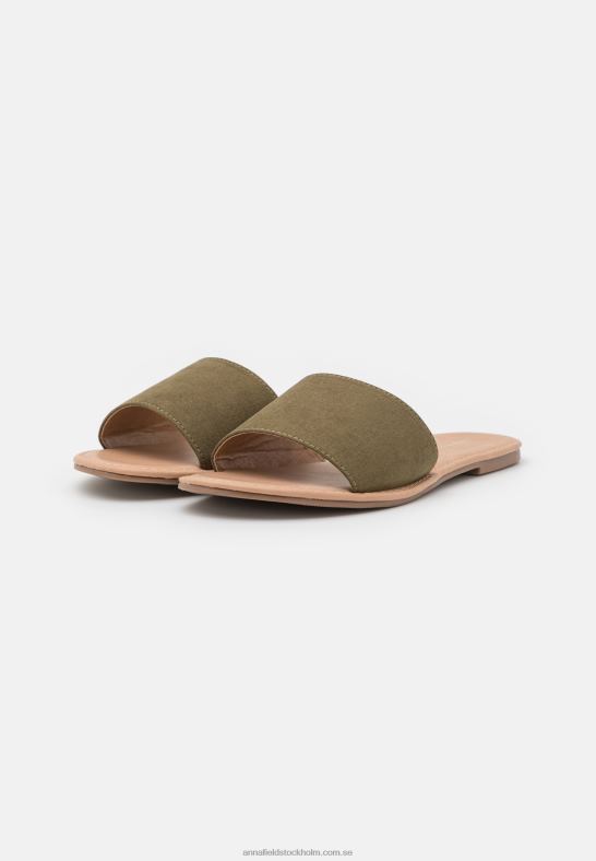 2 pack mulor khaki/guld Anna Field 42BF61866 kvinnor - Bild 3