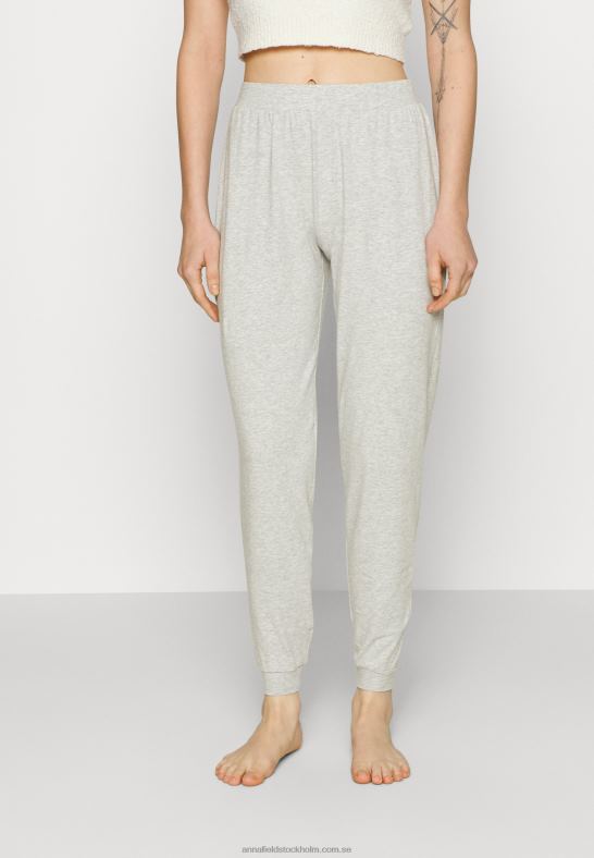 2-pack pyjamastrosor rosa/grå Anna Field 42BF61076 kvinnor - Bild 4