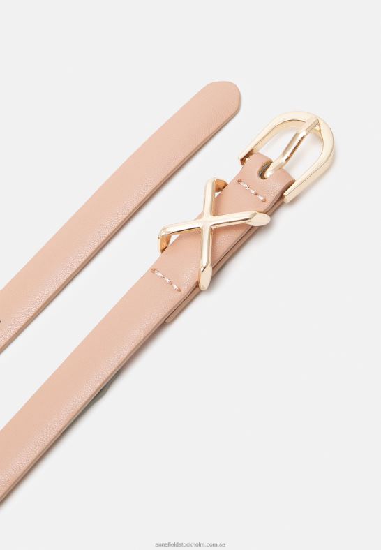 3-pack bälte svart/roséguldfärgat/senapsgult Anna Field 42BF62750 kvinnor - Bild 2