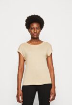 3-pack basic t-shirt beige/off-white/röd Anna Field 42BF6301 kvinnor - Bild 2