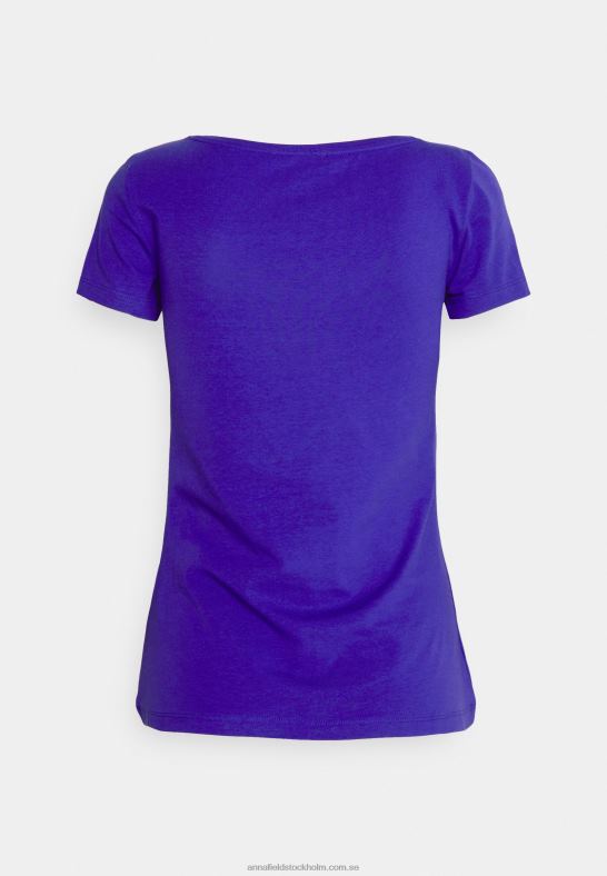 3-pack basic t-shirt mörkblå/rosa/off white Anna Field 42BF6335 kvinnor - Bild 2