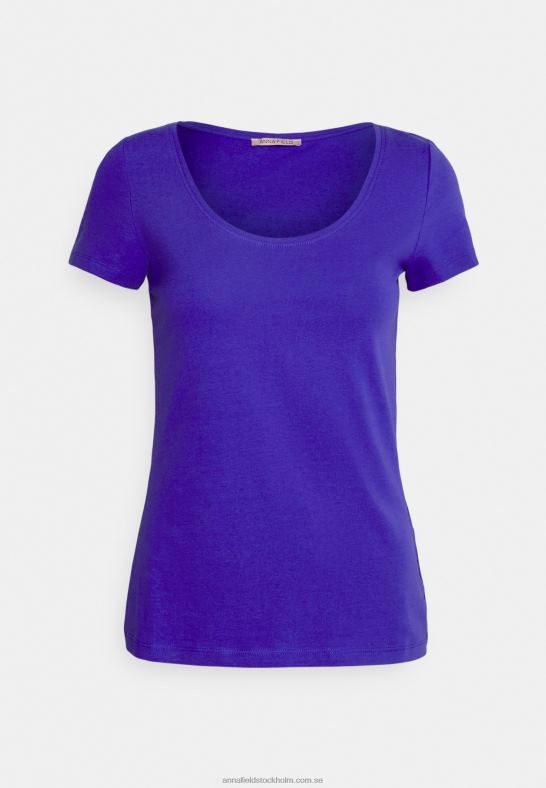 3-pack basic t-shirt mörkblå/rosa/off white Anna Field 42BF6335 kvinnor - Bild 3