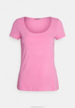 3-pack basic t-shirt mörkblå/rosa/off white Anna Field 42BF6335 kvinnor - Bild 4