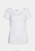 3-pack basic t-shirt mörkröd/mörkblå/vit Anna Field 42BF6330 kvinnor - Bild 5