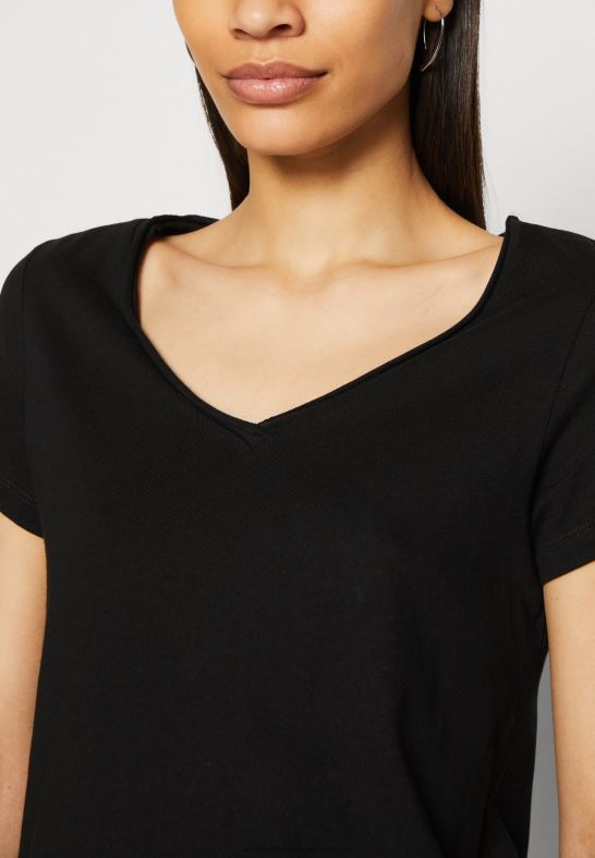 3-pack basic t-shirt svart/vit/melerad ljusgrå Anna Field 42BF6284 kvinnor - Bild 8