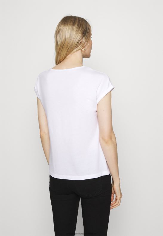 3-pack basic t-shirt svart/vit/mörkröd Anna Field 42BF6259 kvinnor - Bild 3