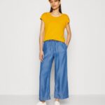 3-pack basic t-shirt vit/melerad ljusgrå/mörkgul Anna Field 42BF6308 kvinnor