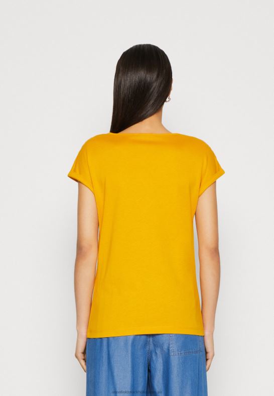 3-pack basic t-shirt vit/melerad ljusgrå/mörkgul Anna Field 42BF6308 kvinnor - Bild 3