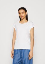 3-pack basic t-shirt vit/melerad ljusgrå/mörkgul Anna Field 42BF6308 kvinnor - Bild 5