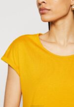 3-pack basic t-shirt vit/melerad ljusgrå/mörkgul Anna Field 42BF6308 kvinnor - Bild 8