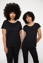 3-pack t-shirt ljusblå/vit/svart Anna Field 42BF6263 kvinnor - Bild 6
