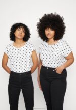 3-pack t-shirt ljusblå/vit/svart Anna Field 42BF6263 kvinnor - Bild 8