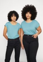 3-pack t-shirt ljusblå/vit/svart Anna Field 42BF6263 kvinnor - Bild 9