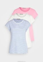 3-pack t-shirt vit/rosa/off-white Anna Field 42BF6317 kvinnor - Bild 7