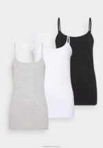 3er pack topp svart/vit Anna Field 42BF6510 kvinnor - Bild 4