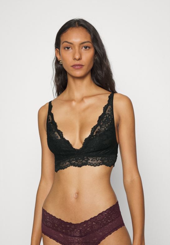 3pp bralette bustier svart/beige/mörkröd Anna Field 42BF6936 kvinnor - Bild 4