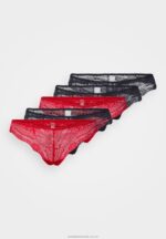 5-pack stringtrosa röd/blå Anna Field 42BF61001 kvinnor - Bild 5