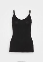 5-pack topp svart/vit/melerad ljusgrå Anna Field 42BF6445 kvinnor - Bild 5