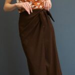 a-line kjol brun Anna Field 42BF6781 kvinnor