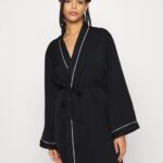 amanda satin morgonrock morgonrock svart Anna Field 42BF61088 kvinnor