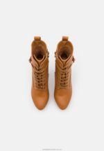 ankelboots med snörning konjak Anna Field 42BF62031 kvinnor - Bild 6