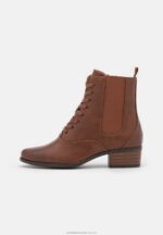 ankelboots med snörning konjak Anna Field 42BF62042 kvinnor - Bild 2