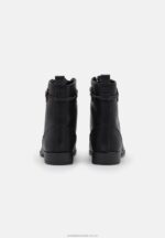 ankelboots med snörning svarta Anna Field 42BF62016 kvinnor - Bild 4