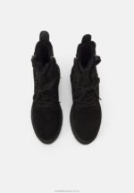 ankelboots med snörning svarta Anna Field 42BF62038 kvinnor - Bild 8
