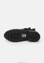 ankelboots med snörning svarta Anna Field 42BF62038 kvinnor - Bild 9