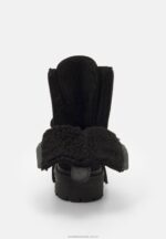 ankelboots med snörning svarta Anna Field 42BF62038 kvinnor - Bild 10