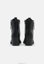 ankelboots med snörning svarta Anna Field 42BF62040 kvinnor - Bild 4