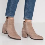 ankelstövlar i läder beige Anna Field 42BF61931 kvinnor