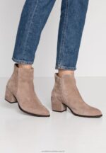 ankelstövlar i läder beige Anna Field 42BF61931 kvinnor