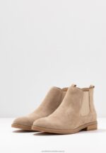 ankelstövlar i läder beige Anna Field 42BF62005 kvinnor - Bild 5