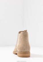 ankelstövlar i läder beige Anna Field 42BF62005 kvinnor - Bild 6