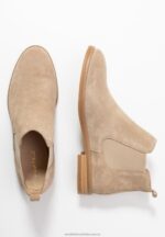 ankelstövlar i läder beige Anna Field 42BF62005 kvinnor - Bild 7