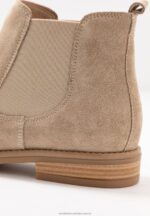 ankelstövlar i läder beige Anna Field 42BF62005 kvinnor - Bild 9