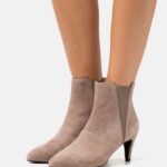 ankelstövlar i läder taupe Anna Field 42BF61898 kvinnor