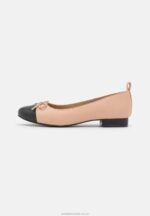 balettpumps i läder beige Anna Field 42BF62073 kvinnor - Bild 2