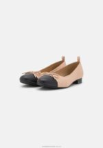 balettpumps i läder beige Anna Field 42BF62073 kvinnor - Bild 3
