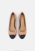 balettpumps i läder beige Anna Field 42BF62073 kvinnor - Bild 6