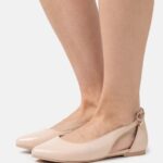 balettpumps i läder beige Anna Field 42BF62086 kvinnor