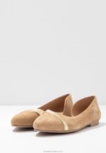 balettpumps i läder beige Anna Field 42BF62106 kvinnor - Bild 5