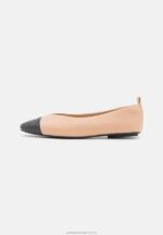 balettpumps i läder beige Anna Field 42BF62116 kvinnor - Bild 2