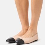balettpumps i läder beige Anna Field 42BF62116 kvinnor