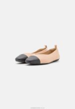balettpumps i läder beige Anna Field 42BF62116 kvinnor - Bild 3
