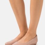 balettpumps i läder ljusrosa Anna Field 42BF62128 kvinnor